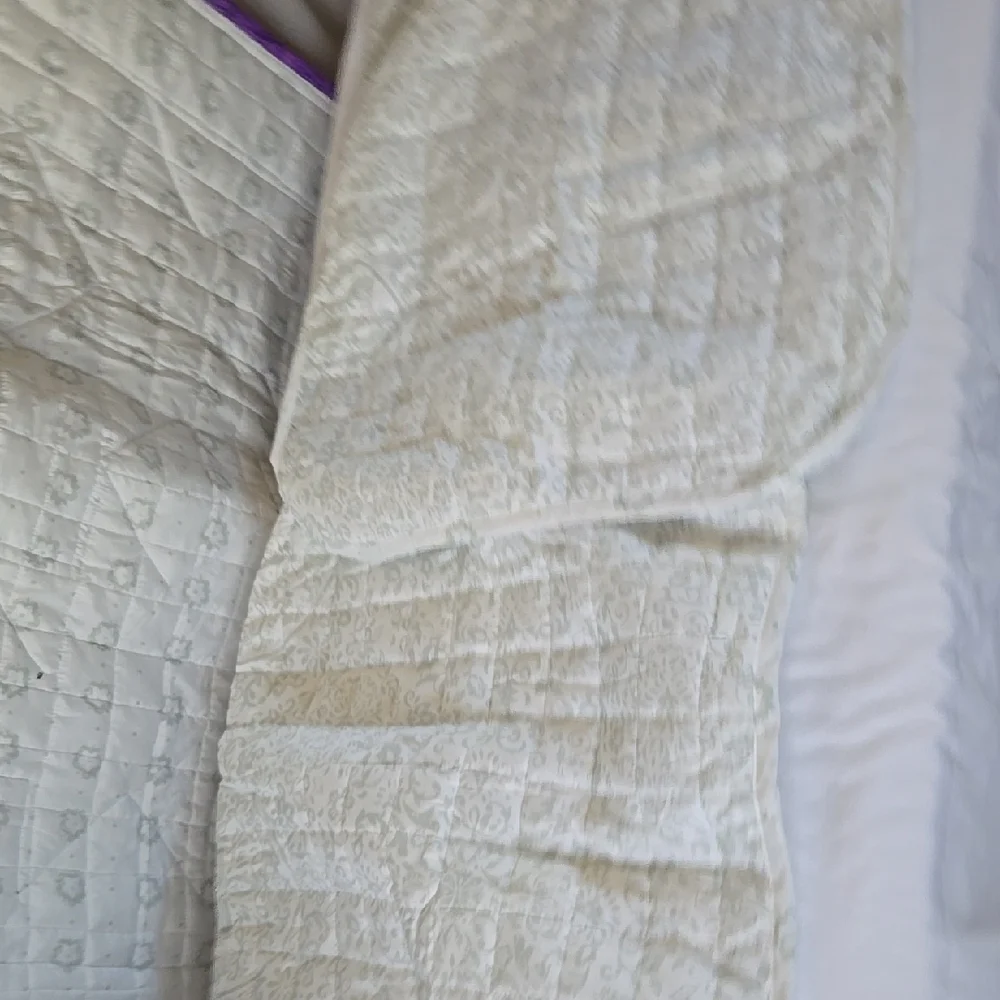 Purple and Gray Geometric Quilt Bedding